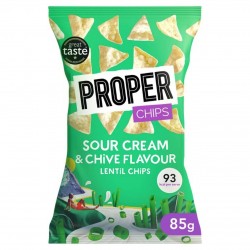 Proper Chips - Sour Cream & Chive 8 x 85g